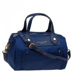 Pre Owned حقيبة مارك باي مارك جاكوبس بريبي نايلون زرقاء داكنة