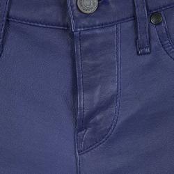 Pre Owned بنطلون جينز سكيني مارك باي مارك جاكوبس بنفسجي جلد خروف S