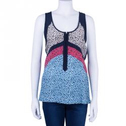 Pre Owned Marc by Marc Jacobs Bianca Floral Crepe De Chine Top L