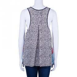 Pre Owned Marc by Marc Jacobs Bianca Floral Crepe De Chine Top L