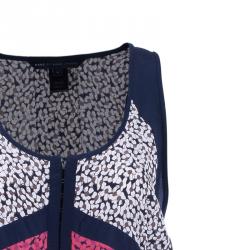 Pre Owned Marc by Marc Jacobs Bianca Floral Crepe De Chine Top L