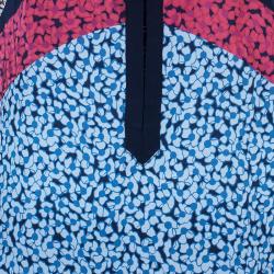 Pre Owned Marc by Marc Jacobs Bianca Floral Crepe De Chine Top L