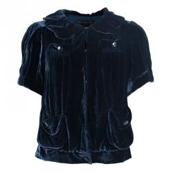 Pre Owned Marc by Marc Jacobs Velvet Short Jacket M