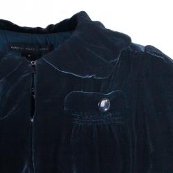 Pre Owned Marc by Marc Jacobs Velvet Short Jacket M