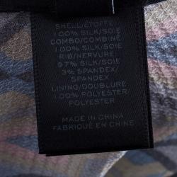 Pre Owned Marc by Marc Jacobs Geometric Printed Top S