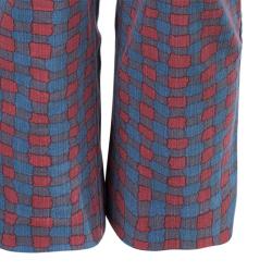 Pre Owned Marc by Marc Jacobs Geometric Printed Pants M