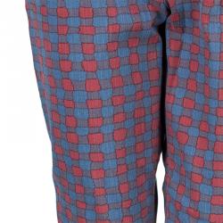 Pre Owned Marc by Marc Jacobs Geometric Printed Pants M