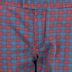 Pre Owned Marc by Marc Jacobs Geometric Printed Pants M