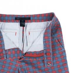 Pre Owned Marc by Marc Jacobs Geometric Printed Pants M