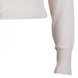 Pre Owned كارديغان مارك باي مارك جاكوبس كريمي بياقة مزخرفة XS