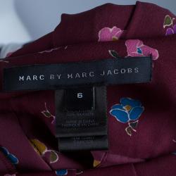 Marc by Marc Jacobs Purple Floral Top M