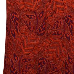 Pre Owned فستان مارك باي مارك جاكوبس مطرز بأكمام طويلة أحمر S