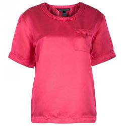 Marc by Marc Jacobs Fuschia Silk Blend Top S