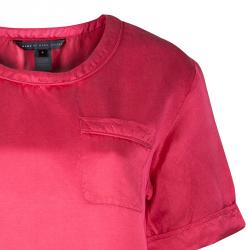 Marc by Marc Jacobs Fuschia Silk Blend Top S