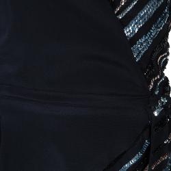 Pre Owned Marc by Marc Jacobs Black Sequin Dress L