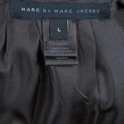 Pre Owned Marc by Marc Jacobs Black Sequin Dress L