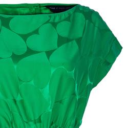 Pre Owned Marc by Marc Jacobs Green Short Sleeve Top S