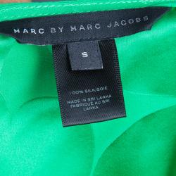 Pre Owned Marc by Marc Jacobs Green Short Sleeve Top S
