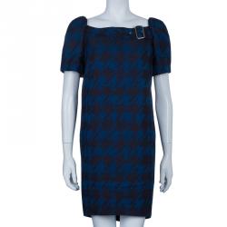 Marc by Marc Jacobs Blue Houndstooth Dress L
