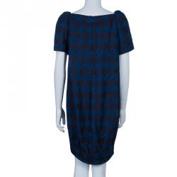 Marc by Marc Jacobs Blue Houndstooth Dress L