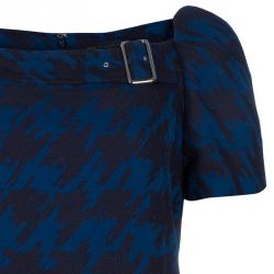 Marc by Marc Jacobs Blue Houndstooth Dress L