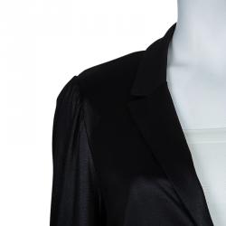 Pre Owned Marc by Marc Jacobs Black Acetate Blazer M