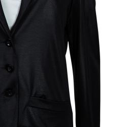Pre Owned Marc by Marc Jacobs Black Acetate Blazer M