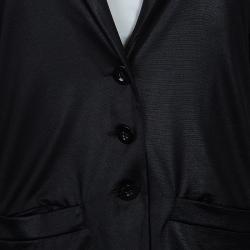 Pre Owned Marc by Marc Jacobs Black Acetate Blazer M