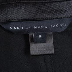 Pre Owned Marc by Marc Jacobs Black Acetate Blazer M