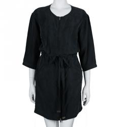 Pre Owned فستان مارك باي مارك جاكوبس أسود بسحاب مزين S