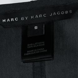 Pre Owned فستان مارك باي مارك جاكوبس أسود بسحاب مزين S