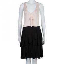 Pre Owned Marc By Marc Jacobs Sleeveless Ruffle Dress L