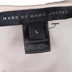 Pre Owned Marc By Marc Jacobs Sleeveless Ruffle Dress L