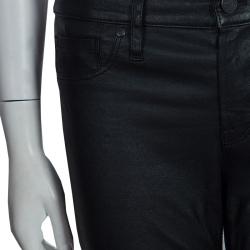 Pre Owned بنطلون جلد مارك باي مارك جاكوبس سكيني جينز أسود S