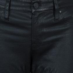 Pre Owned بنطلون جلد مارك باي مارك جاكوبس سكيني جينز أسود S