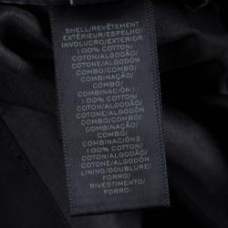 مملوكة مسبقًا Marc by Marc Jacobs Black Cherry Printed Cotton Lace Insert Tiered Maxi Skirt M