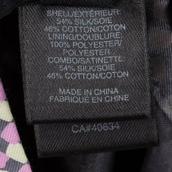 مملوكة مسبقًا Marc by Marc Jacobs Grey Printed Silk Pleated Dress S