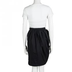 مملوكة مسبقًا Marc by Marc Jacobs Normandy Blue Ruffle Detail Skirt M