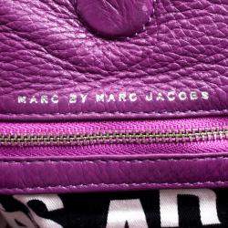 Pre Owned حقيبة كتف مارك باي مارك جاكوبس كلاسيك كيو هيلير جلد بنفسجي
