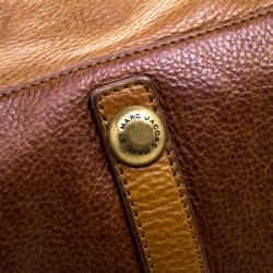 Marc by Marc Jacobs Brown Leather Classic Q Groove Shoulder Bag