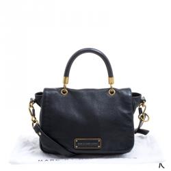 Pre Owned Marc by Marc Jacobs Black Leather Too Hot To Handle Shoulder Bag
