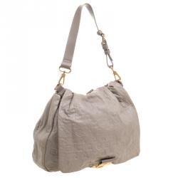 Pre Owned حقيبة مارك باي مارك جاكوبس بورد ماوس جلد شعار دريمي بيج