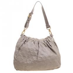 Pre Owned حقيبة مارك باي مارك جاكوبس بورد ماوس جلد شعار دريمي بيج