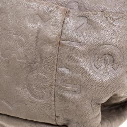 Pre Owned حقيبة مارك باي مارك جاكوبس بورد ماوس جلد شعار دريمي بيج