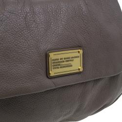 Pre Owned حقيبة مارك باي مارك جاكوبس كلاسيك كيو ليل  يوكيتا جلد بيج