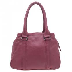 Pre Owned حقيبة يد مارك باي مارك جاكوبس جوريه جلد سوفتي  حمراء