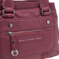 Pre Owned حقيبة يد مارك باي مارك جاكوبس جوريه جلد سوفتي  حمراء