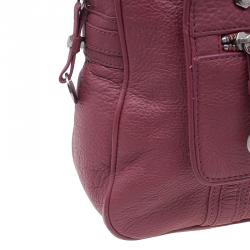 Pre Owned حقيبة يد مارك باي مارك جاكوبس جوريه جلد سوفتي  حمراء