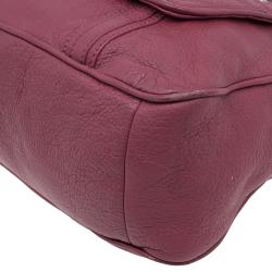 Pre Owned حقيبة يد مارك باي مارك جاكوبس جوريه جلد سوفتي  حمراء