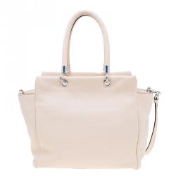 Pre Owned Marc by Marc Jacobs Nude Leather Bentley Too Hot To Handle Tote